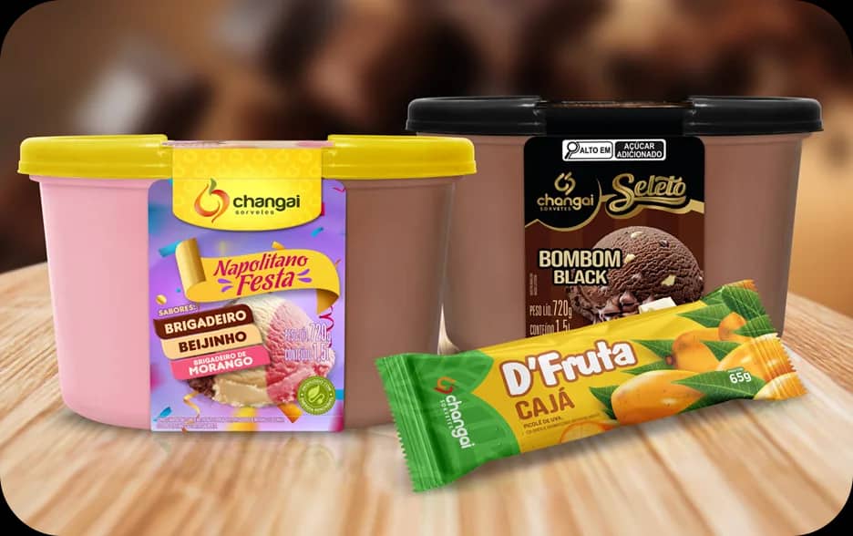 Produtos Changai para revenda em supermercados e padarias