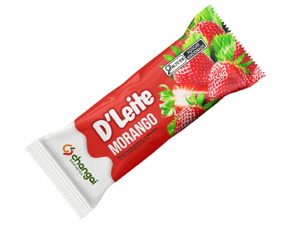 D'Leite Morango da linha D'LEITE da Changai Sorvetes