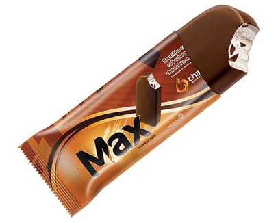 Max Baunilha e Chocolate da linha MAX da Changai Sorvetes