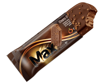 Max Ouro Preto da linha MAX da Changai Sorvetes